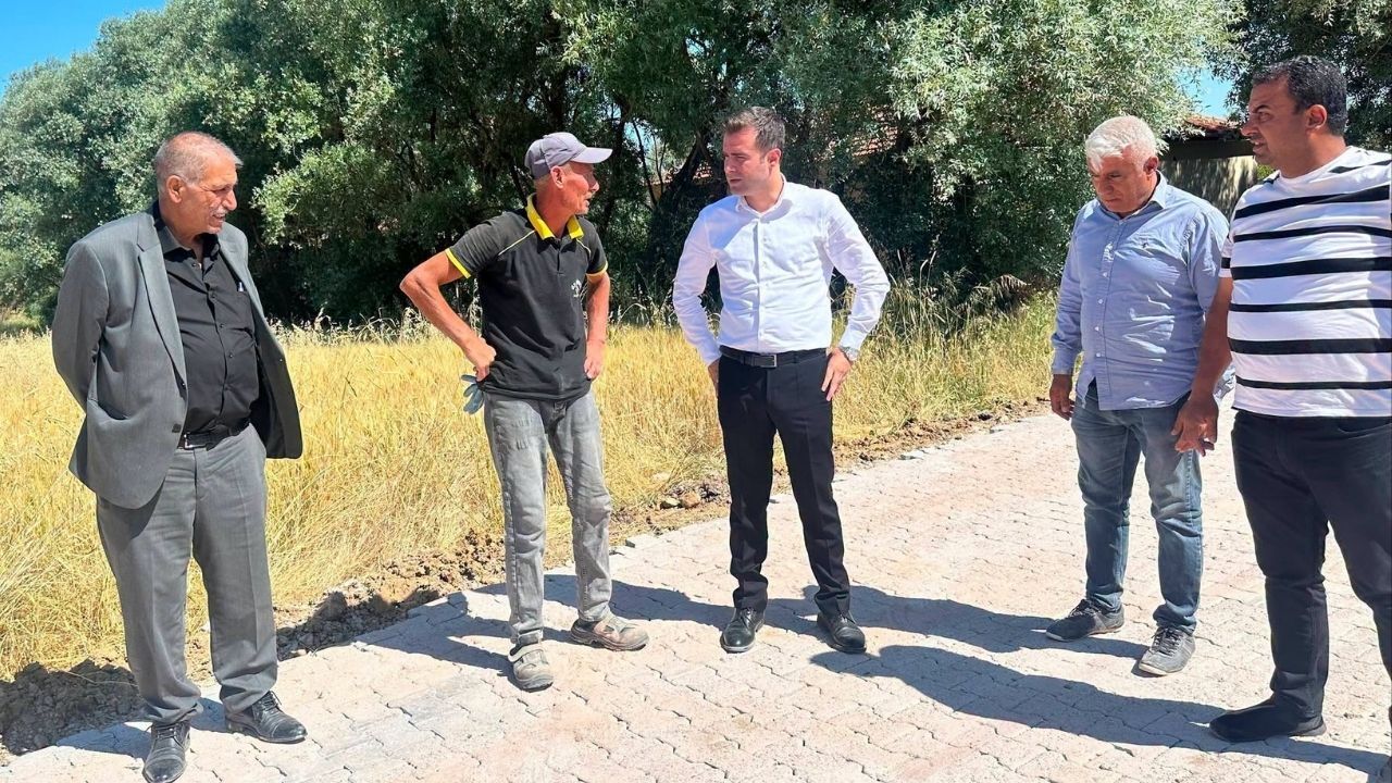 Sarıkaya Kaymakamı Demirkıran, Bebek Köyündeki Yol Çalışmalarını Inceledi (1)