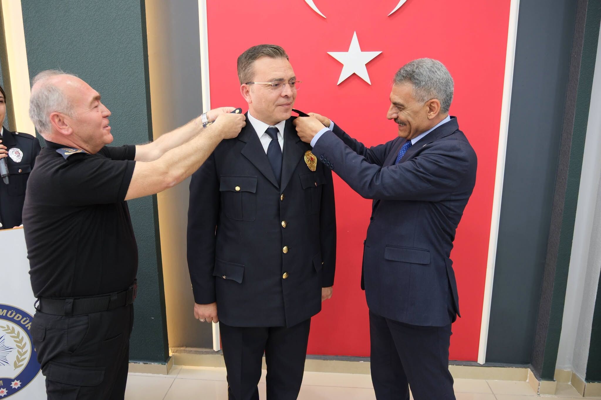 Rütbelerini Vali Özkan Taktı2