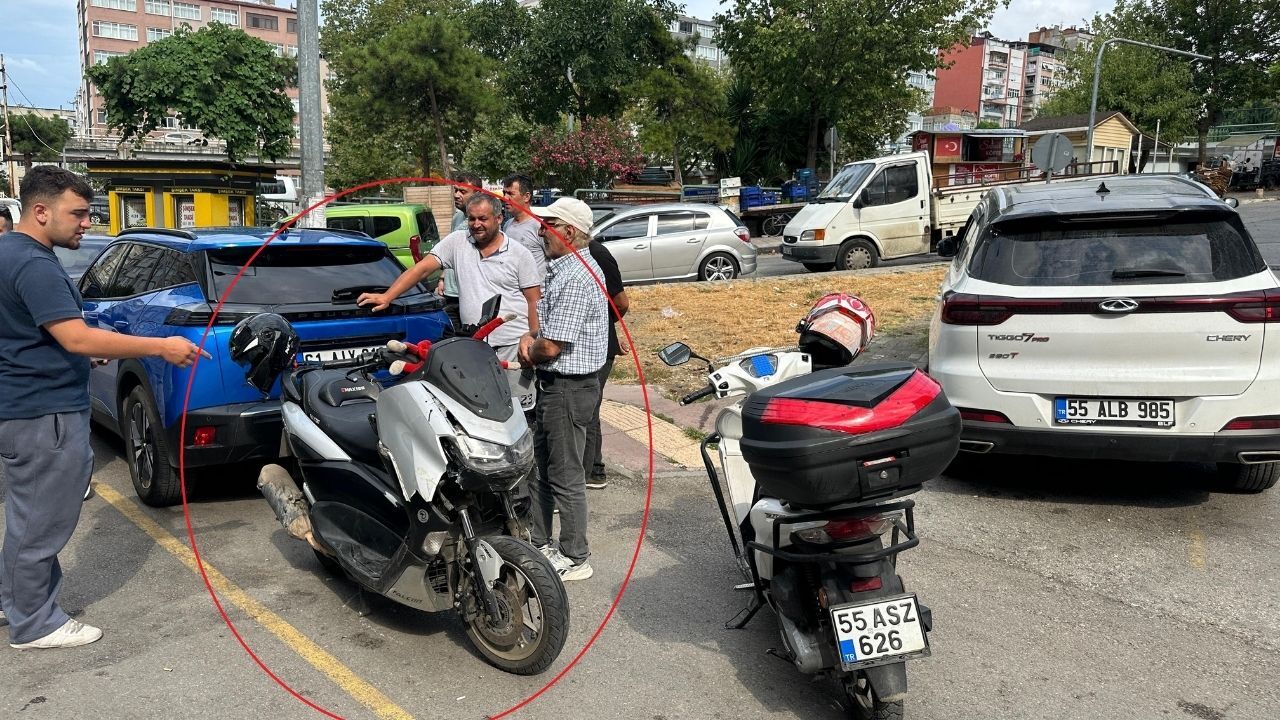 Motosiklet Ile Ticari Taksi Çarpıştı8 (1)