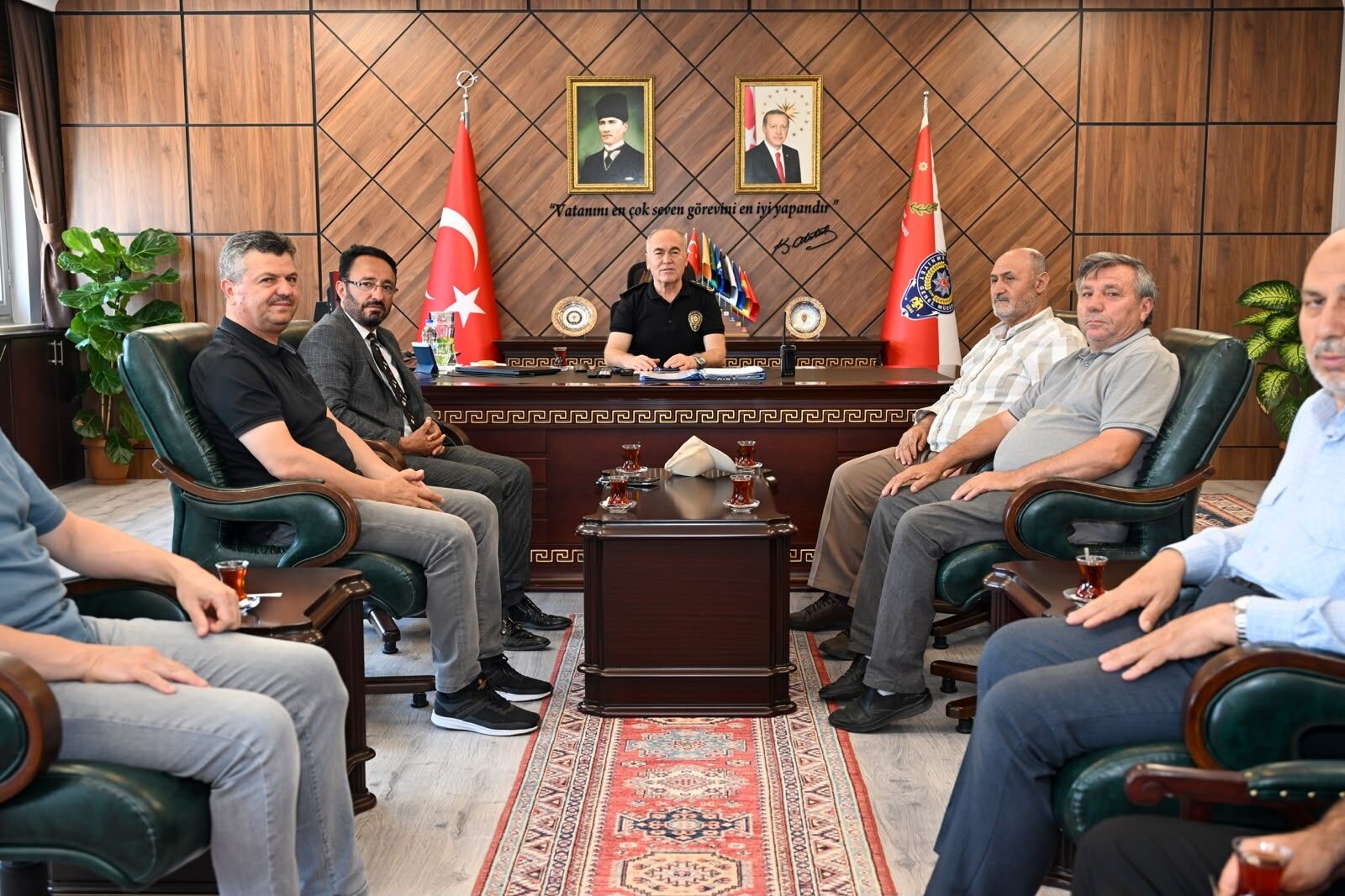 Yozgat Din Görevlileri Derneğinden Emniyet Müdürü Pekin'e Hayırlı Olsun Ziyareti (1)
