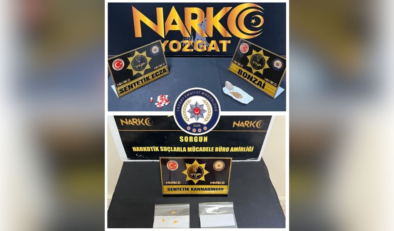 Yozgat'ta Narkotik Operasyonu 5 Şüpheli Yakalandı (1)