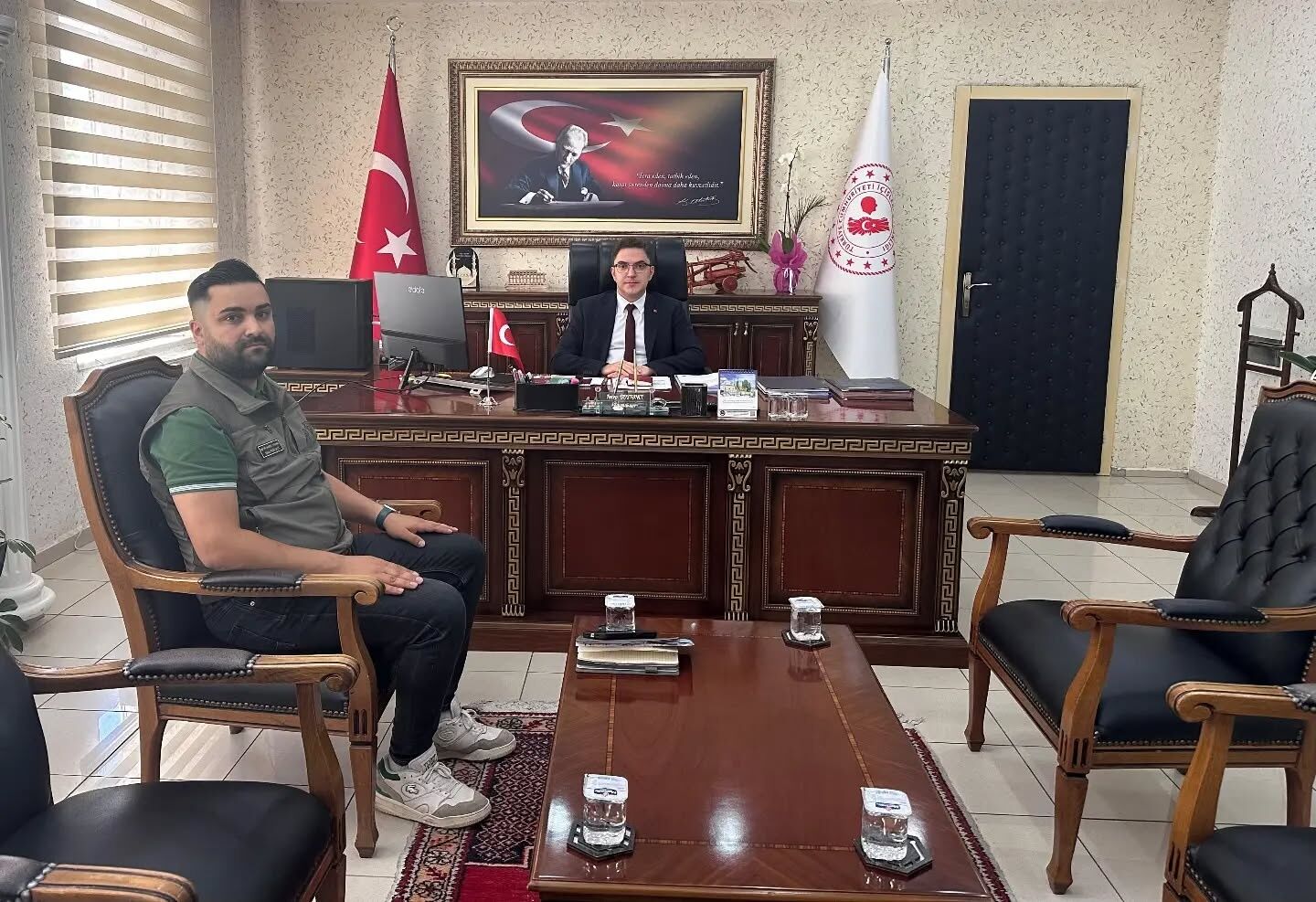 Çayıralan Kaymakamı Recep Bostancı, Göreve Başlaması Dolayısıyla Gerçekleştirilen Hayırlı Olsun Ziyaretleri Kapsamında Çeşitli Kurum Ve Siyasi Parti Temsilcilerini Makamında Ağırladı (1)
