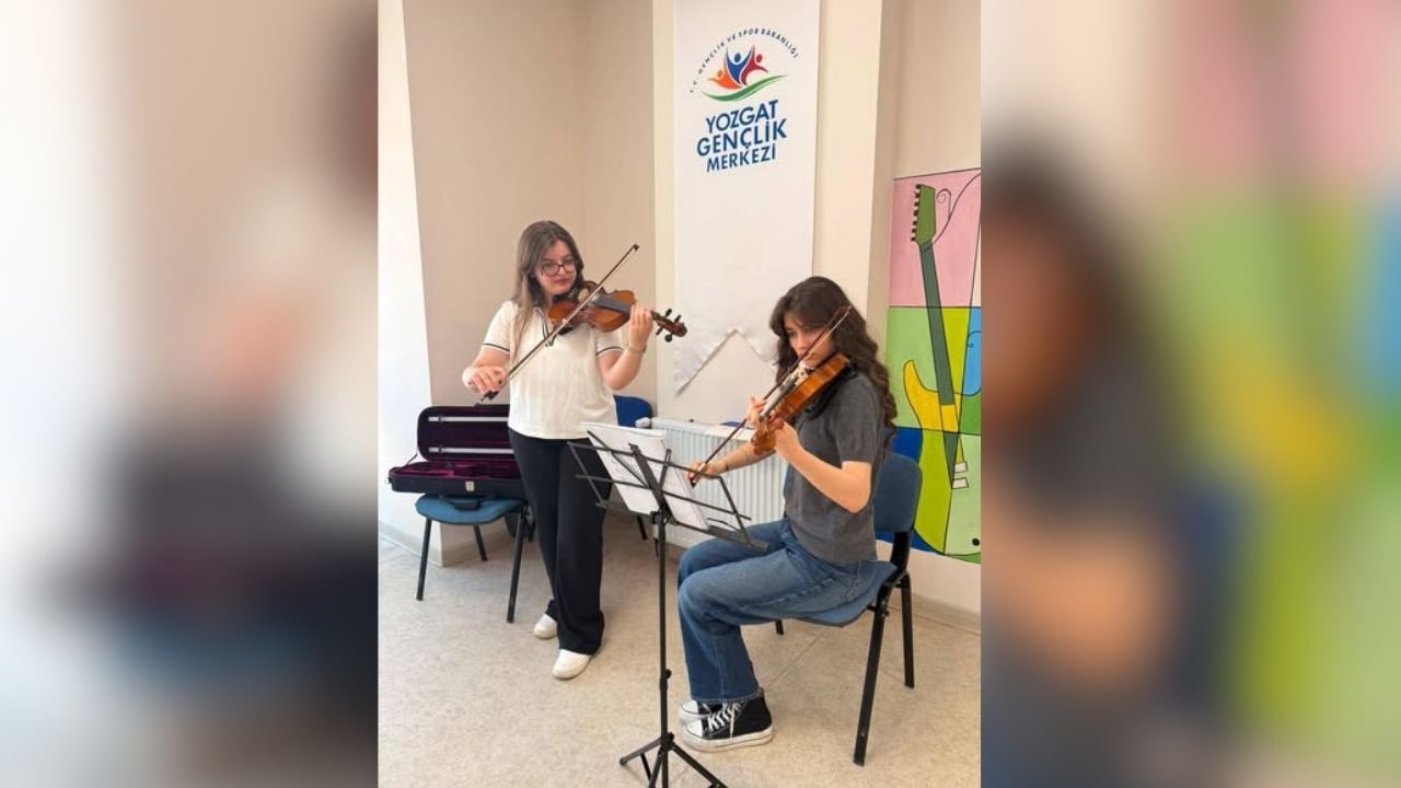 Yozgat Gençlik Merkezinde Keman Eğitimleri Devam Ediyor (1)