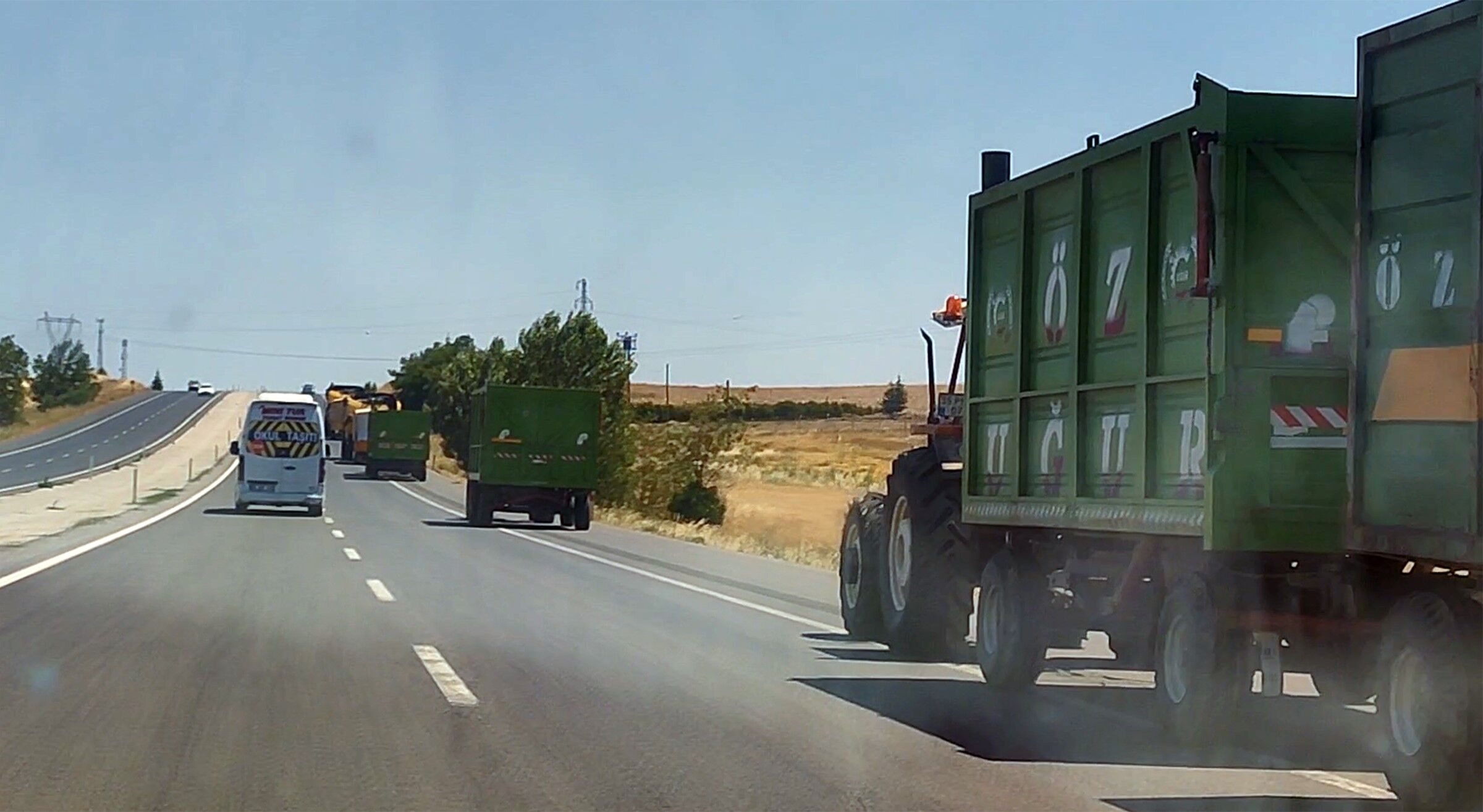 Yozgat'ta Hasat Sezonuyla Birlikte Trafikte Yoğunluk Arttı (1)