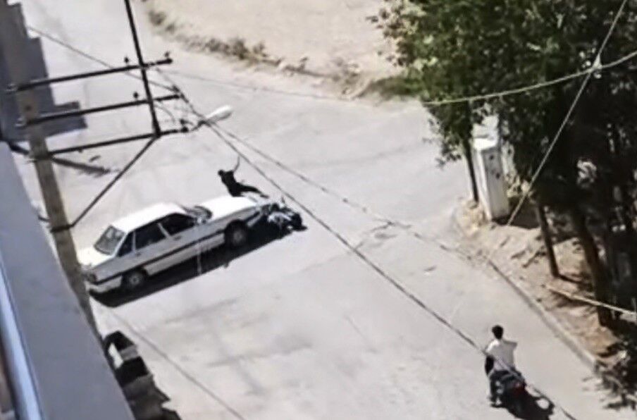 Otomobil Ile Motosiklet Çarpıştı! Motosiklet Sürücüsü Yaralandı (1)