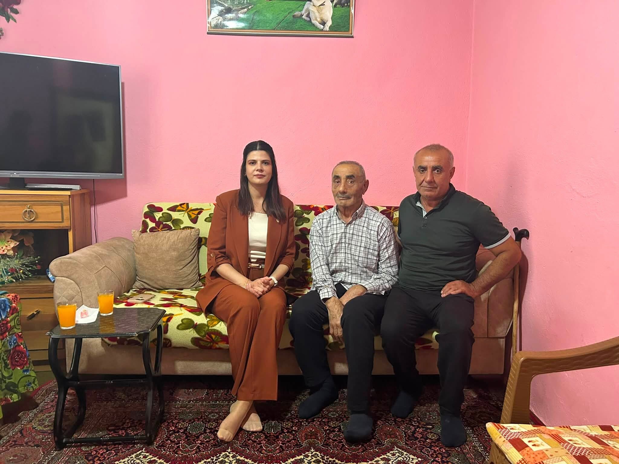 Aydıncık Kaymakamı Büyükuçar’dan Kıbrıs Gazisi Aygül’e ziyaret