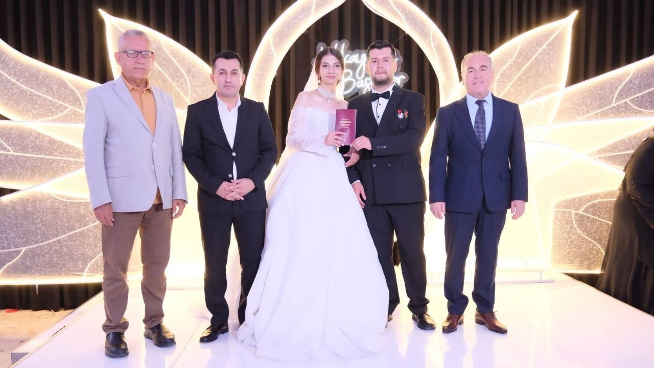15 Temmuz Şehidi Mustafa Aslan'ın Oğlu Dünya Evine Girdi Yozgat Valiliğinden Tebrik Ziyareti (3)