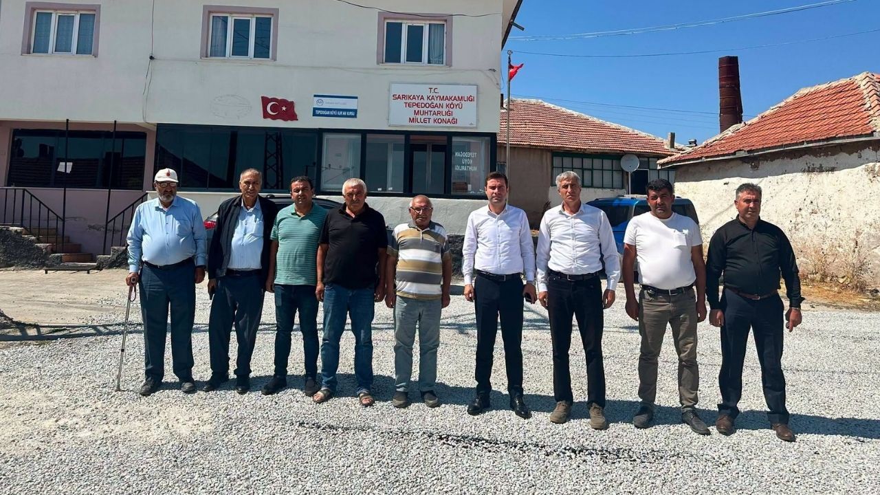 Sarıkaya Kaymakamı Demirkıran, Köylerdeki Yol Çalışmalarını Inceledi (2)