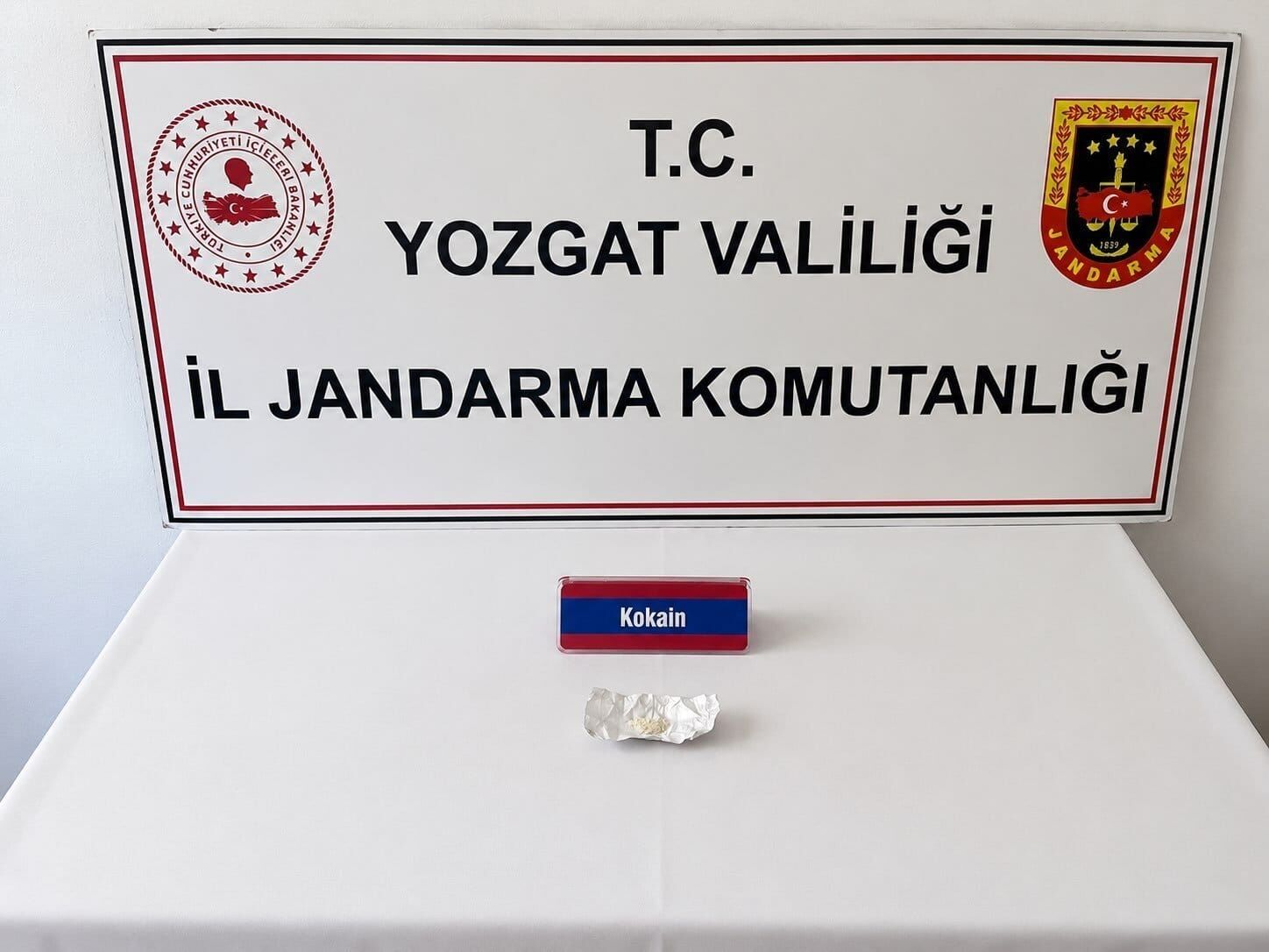 Yozgat'ta kokain ele geçirildi