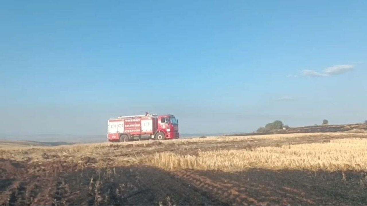 Yozgat’ta Anız Yangını Ormanlık Alana Sıçradı (1)