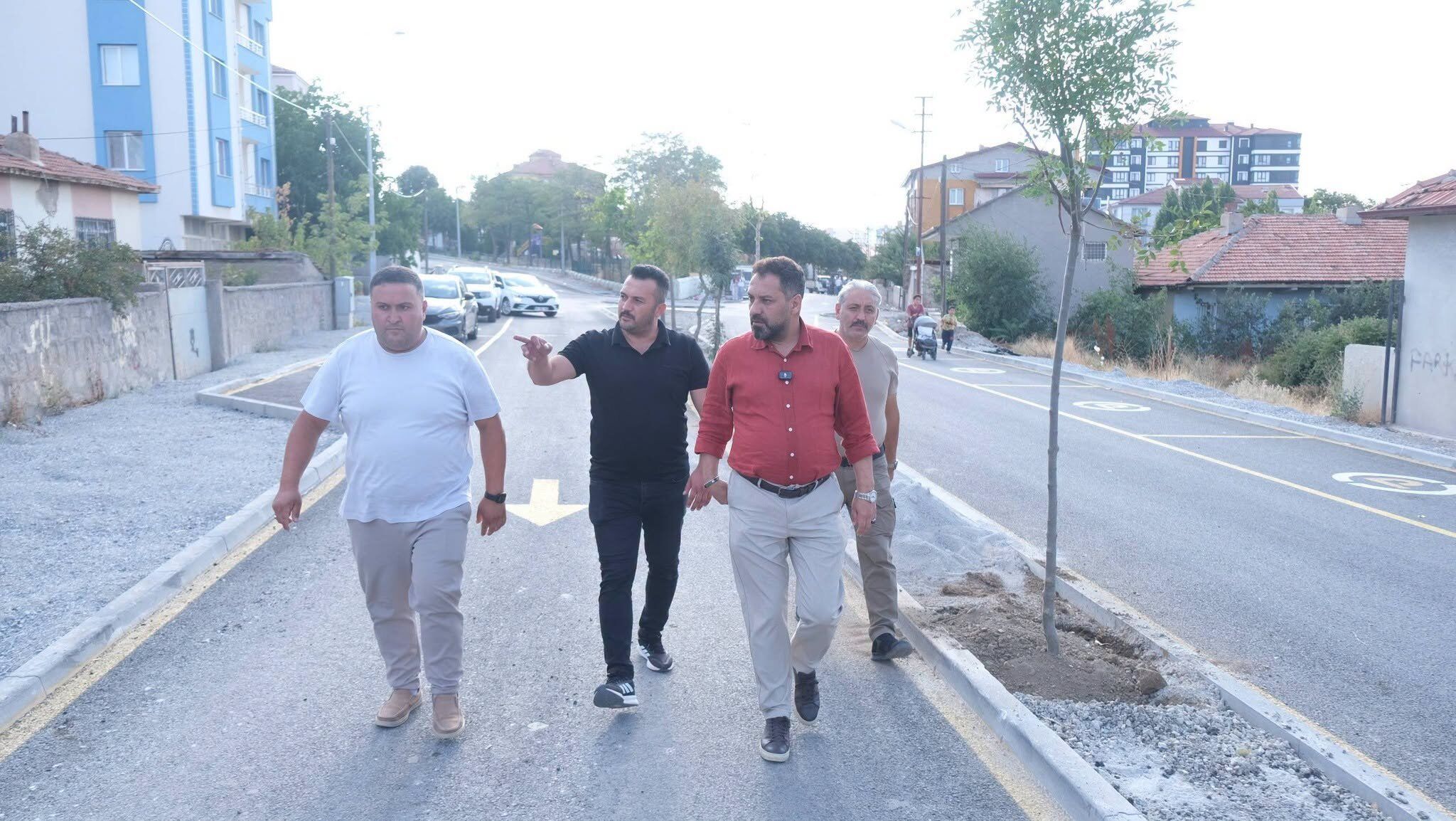 Sorgun’da Kaldırım Ve Asfalt Çalışmaları Sahada Incelendi (1)