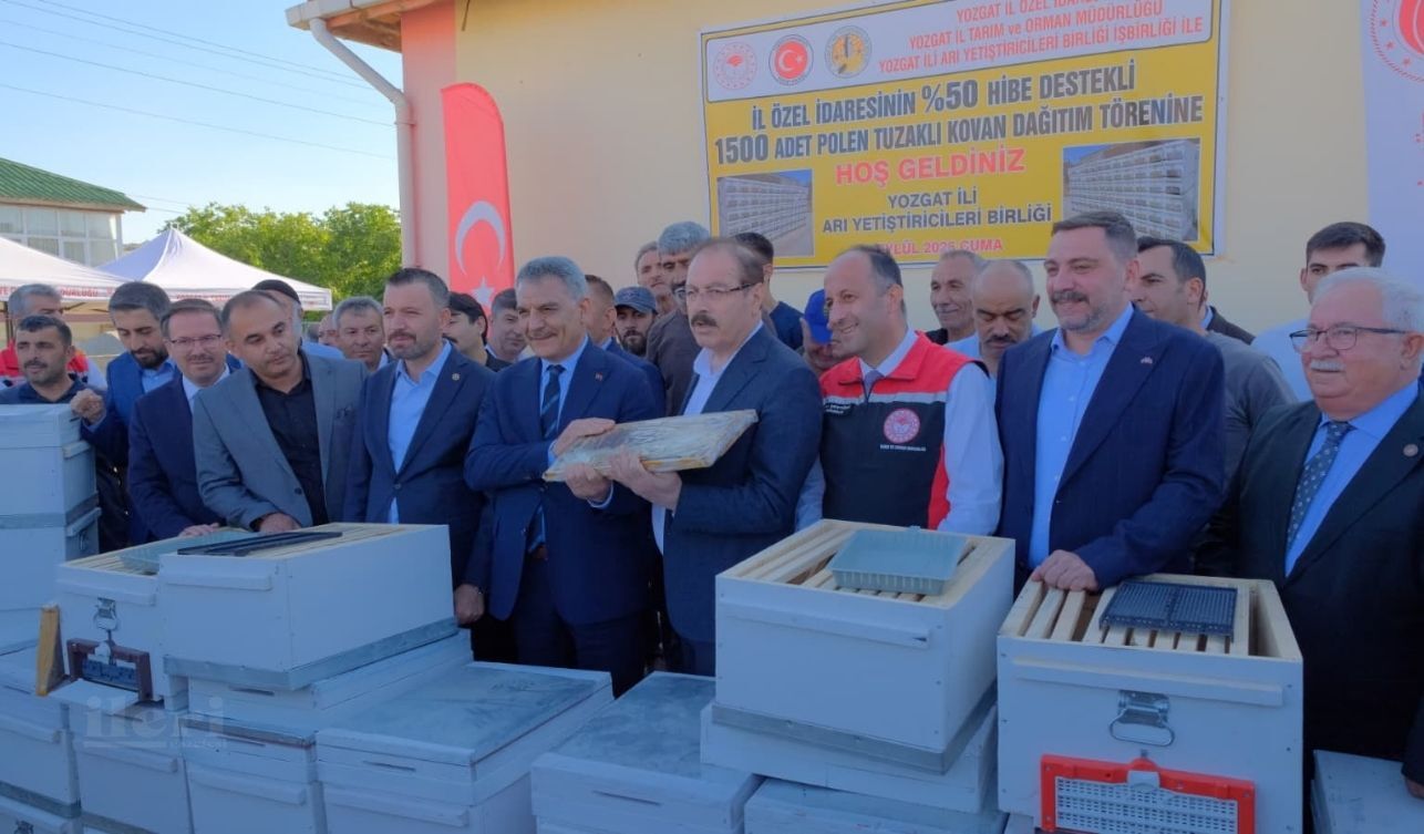 Yozgat’ta Arıcılara 1500 Polen Tuzaklı Kovan Desteği (4)
