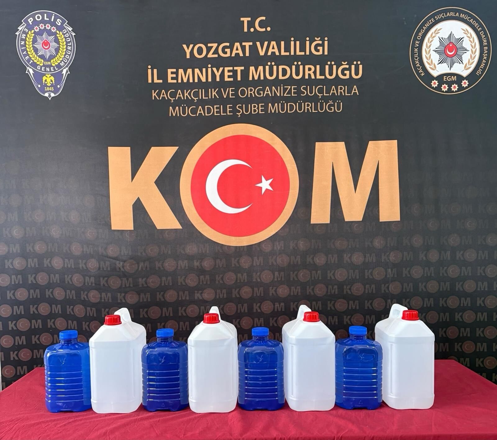 30 Litre Etil Alkol Ele Geçirildi