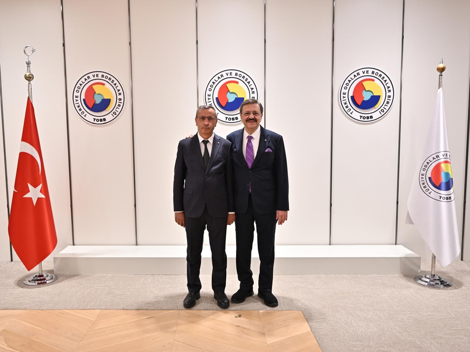 Hisarcıklıoğlu'ndan Yeni Yönetime Tebrik (3)